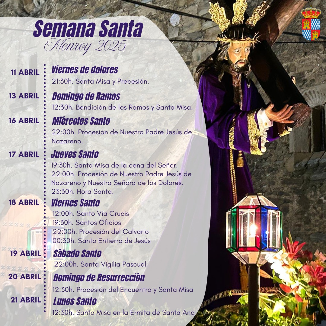Semana Santa en Monroy 2025 Monroy